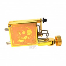 Skull Rotary Tattoo Machine Gold